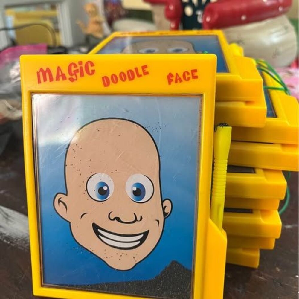 Magic Doodle Face Magnetic Drawing Toys - Set of 9